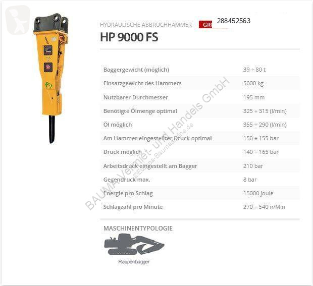 Equipamientos maquinaria OP Indeco HP 9000 FS