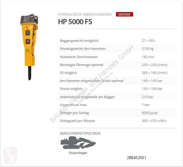 Equipamientos maquinaria OP Indeco HP 5000 FS