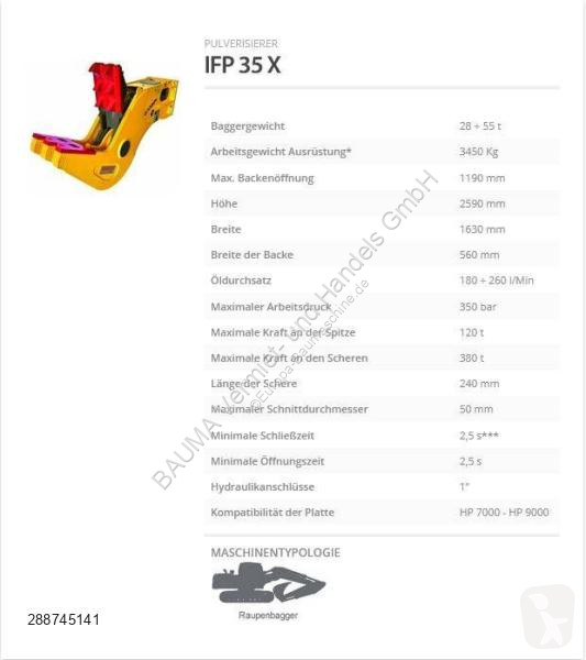 Equipamientos maquinaria OP Indeco IFP 35 X