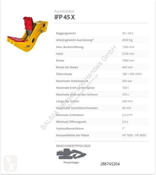 Equipamientos maquinaria OP Indeco IFP 45 X