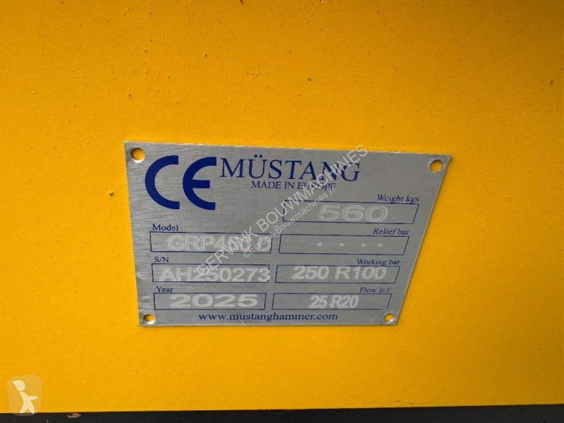 Equipamientos maquinaria OP Mustang