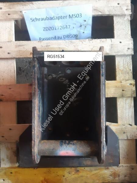Vybavenie stavebného stroja  Schraubadapter MS03