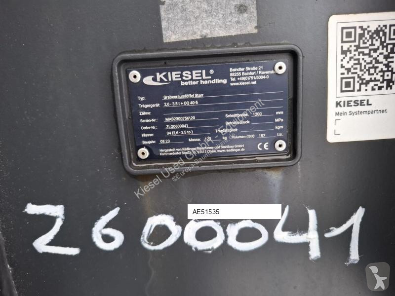 Vybavenie stavebného stroja Rädlinger KGL04S-1200