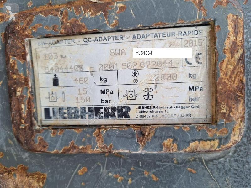 Udstyr til anlægsarbejder Liebherr SW48