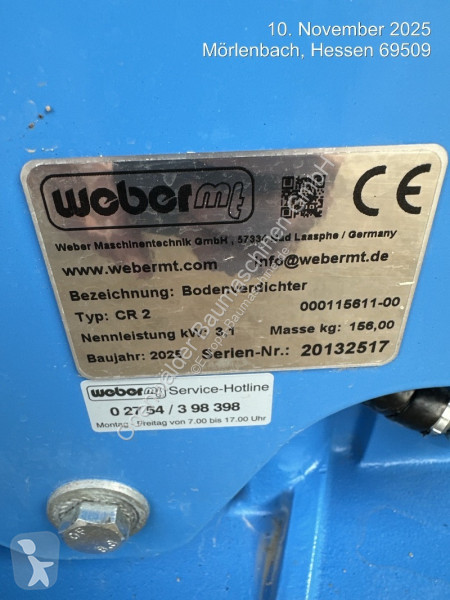 Vybavenie stavebného stroja Weber  CR2H