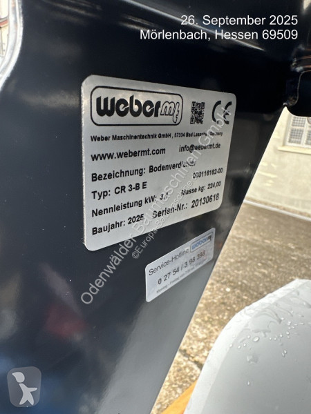 Vybavenie stavebného stroja Weber  CR3-B E
