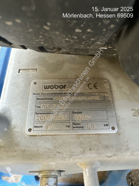 Vybavenie stavebného stroja Weber  CF2DC elektro