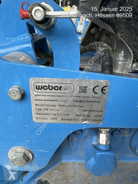 Vybavenie stavebného stroja Weber  CR1-II Hd