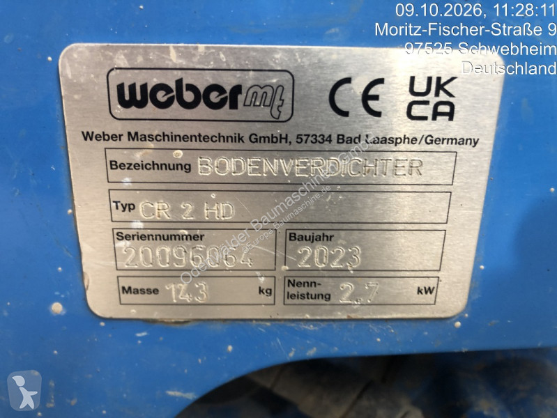 تجهيزات الأشغال العمومية Weber  CR2HD