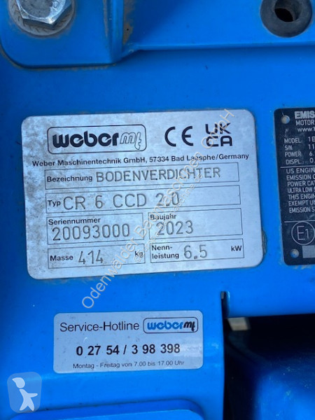 Udstyr til anlægsarbejder Weber  CR6CCD 2.0
