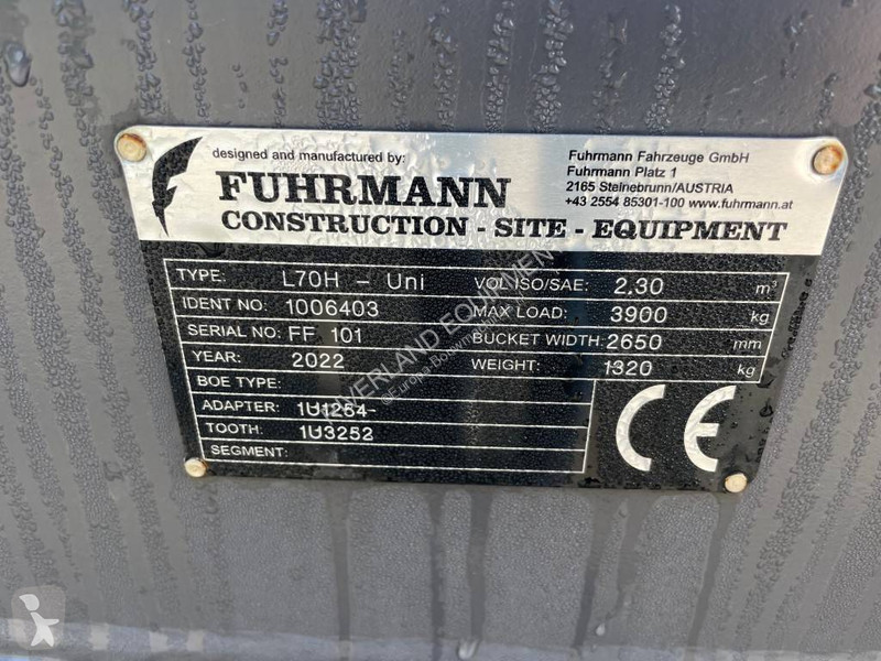 Bygg-anläggningsutrustningar Volvo Fuhrmann L...