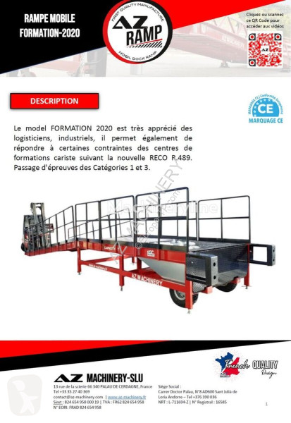 Equipamientos maquinaria OP RAMP-FORMATION...