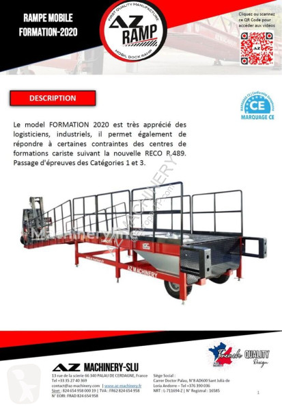 Equipamientos maquinaria OP FORMATION 2020-...