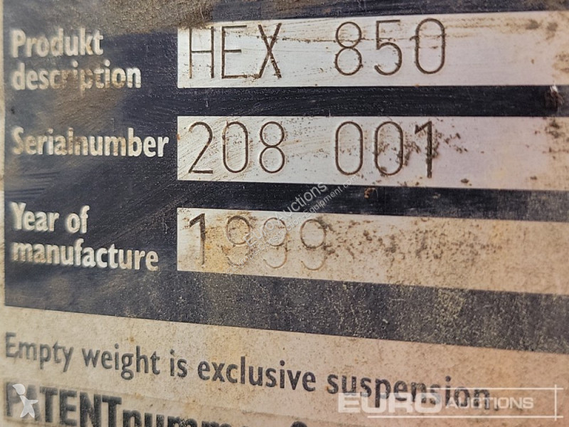 Echipamente pentru construcţii  HEX 850