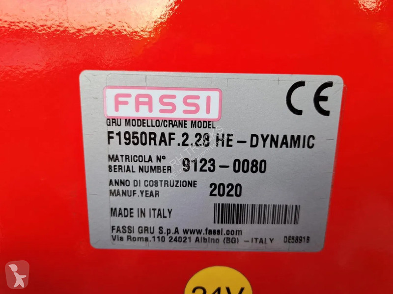 Udstyr til anlægsarbejder Fassi 8 x HYDR + 3 X...