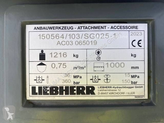 Stavební vybavení Liebherr SG 25 MIETE / RENTAL...