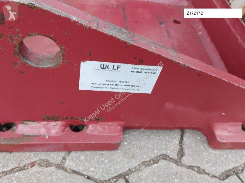 Equipamentos de obras Attache rapide Wolf MS10...