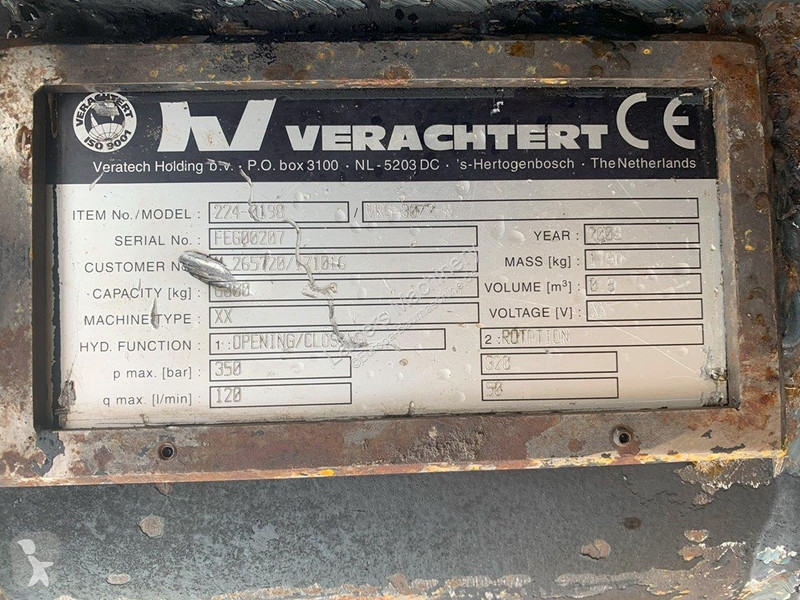 Equipamientos maquinaria OP Verachtert VRG30-2