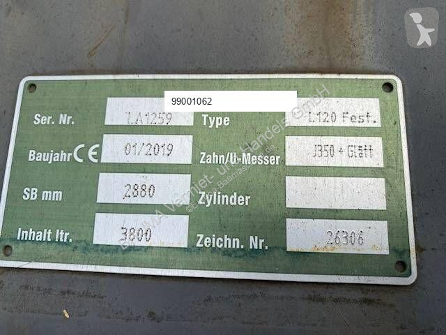 Vybavenie stavebného stroja  (1062) 3.8 cbm...