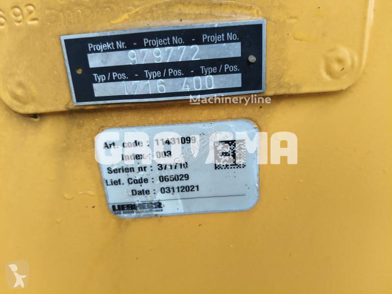 Vybavenie stavebného stroja Liebherr Monoboom...