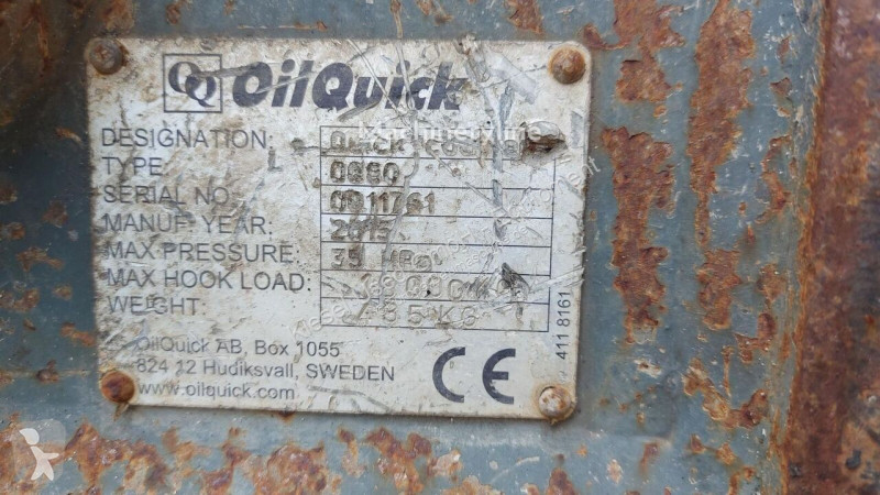 Vybavenie stavebného stroja Oilquick