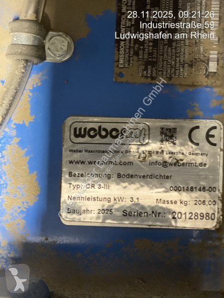 Vybavenie stavebného stroja Weber  CR3-III