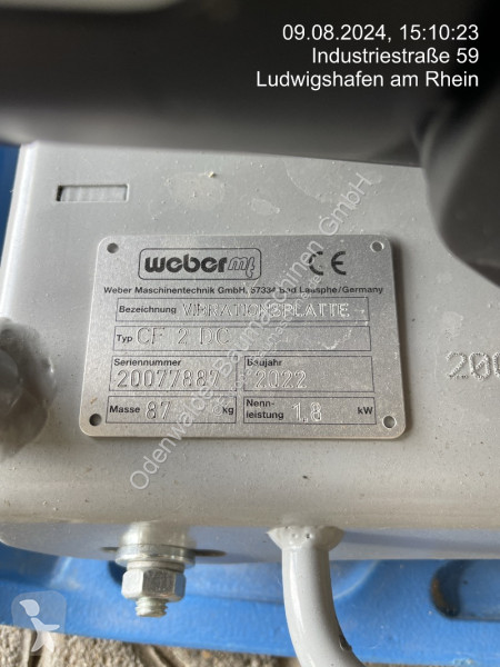 Vybavenie stavebného stroja Weber  CF2DC elektro