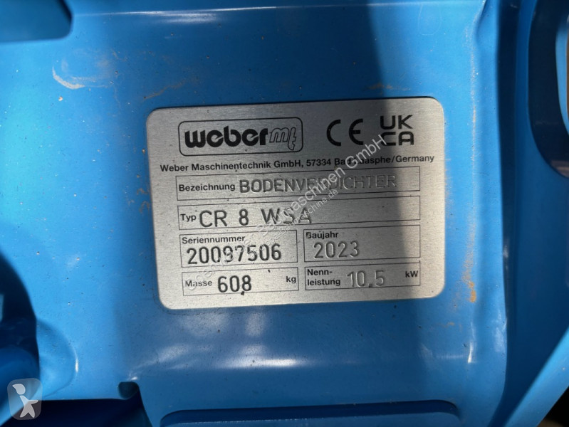 Vybavenie stavebného stroja Weber  CR8WSA