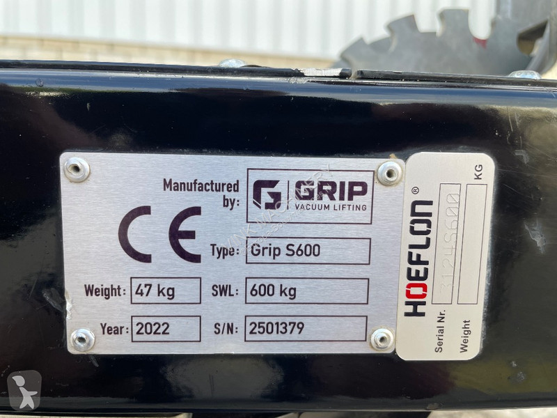 Vybavenie stavebného stroja  Grip S600