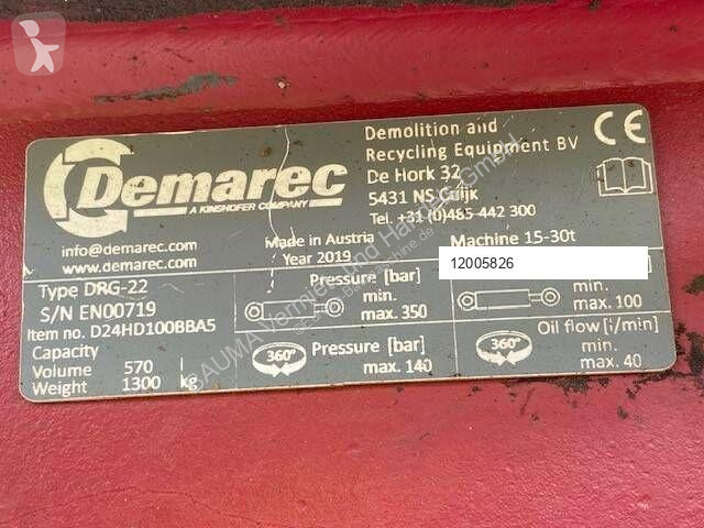 تجهيزات الأشغال العمومية Demarec DRG 22...