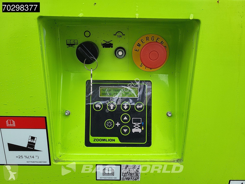 Vybavenie stavebného stroja  ZS1012AC-Li 10 M –...