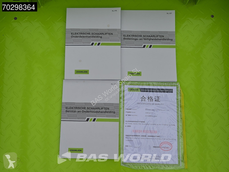 Vybavenie stavebného stroja  ZS0812AC-Li 8 M -...