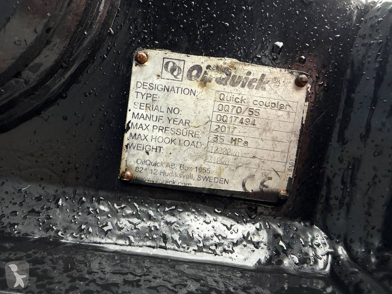 Vybavenie stavebného stroja Oilquick OQ70/55 -...