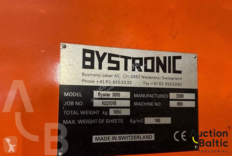 Vybavenie stavebného stroja  Bystar 3015