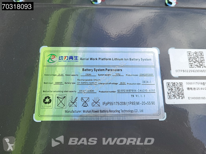 Vybavenie stavebného stroja  ZS0812AC-Li 8 M -...