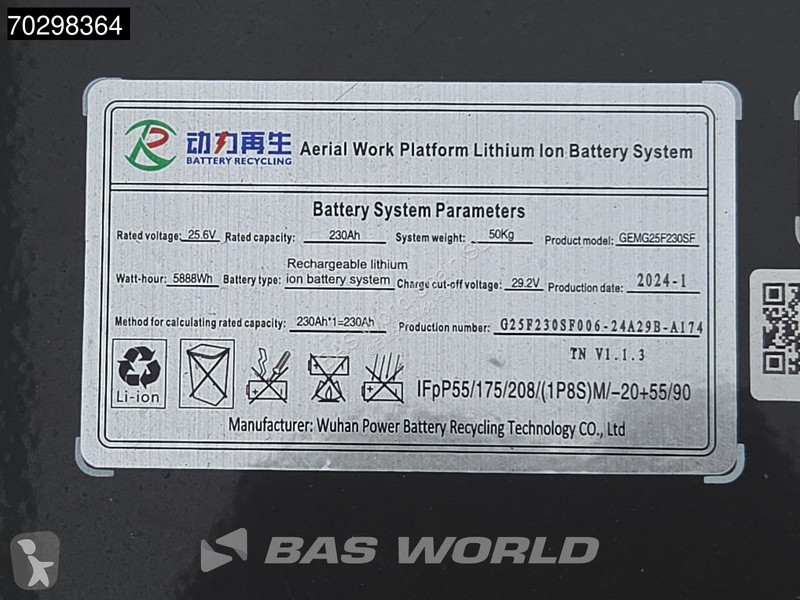 Vybavenie stavebného stroja  ZS0812AC-Li 8 M -...