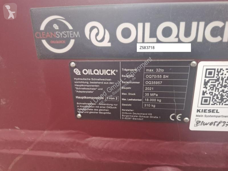 Aanbouwstukken voor bouwmachines Oilquick...