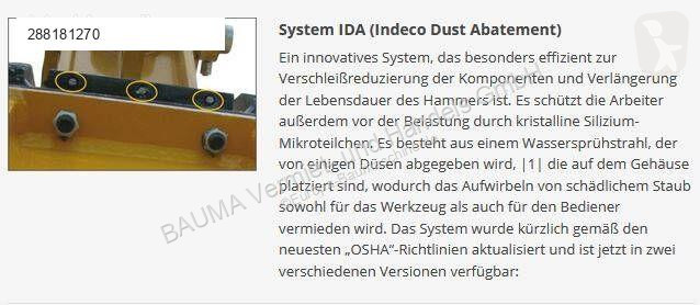 تجهيزات الأشغال العمومية Indeco HP 100 FS