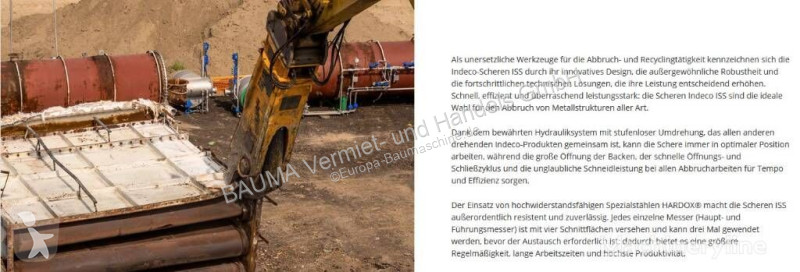 Aanbouwstukken voor bouwmachines Indeco ISS 10/20