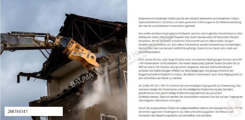 Equipamientos maquinaria OP Indeco IFP 35 X