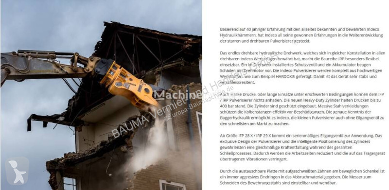 Udstyr til anlægsarbejder Indeco IRP 23 X