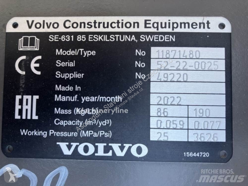 Udstyr til anlægsarbejder Volvo