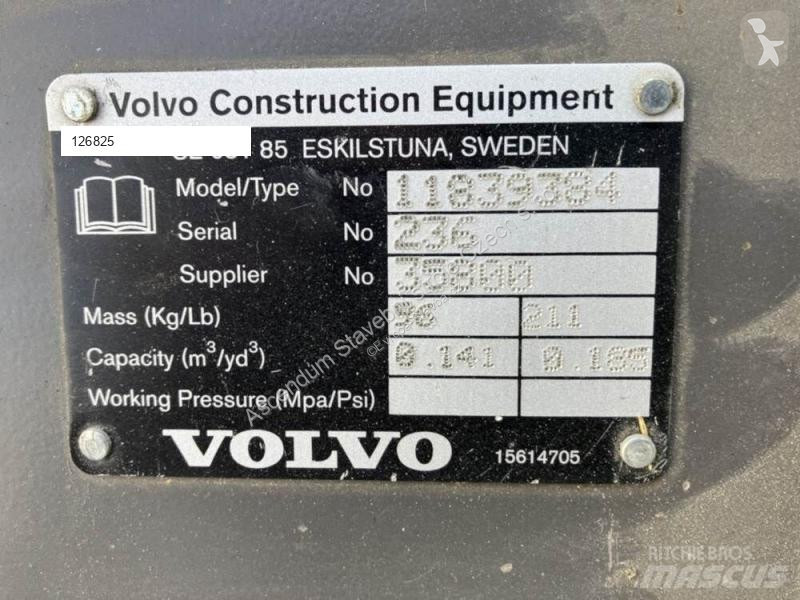 Udstyr til anlægsarbejder Volvo