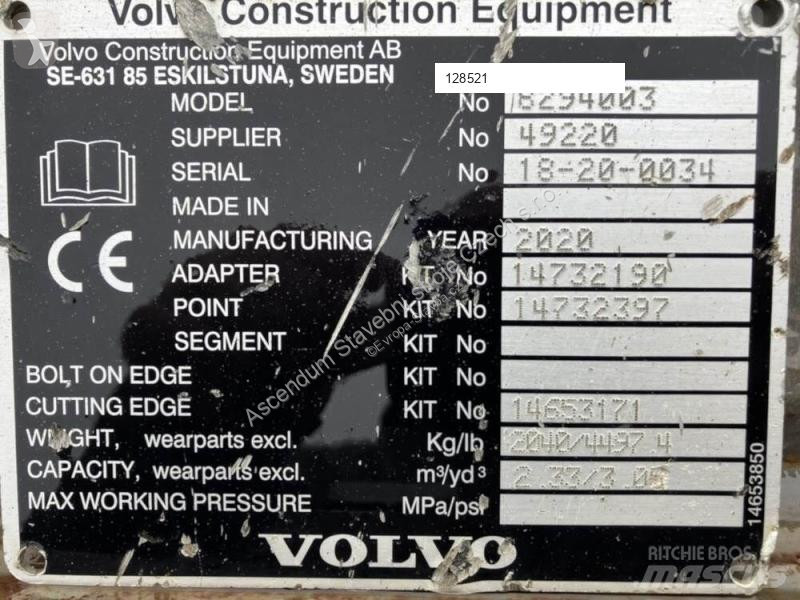 Stavební vybavení Volvo