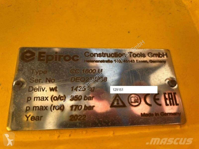 Aanbouwstukken voor bouwmachines Epiroc Andere...