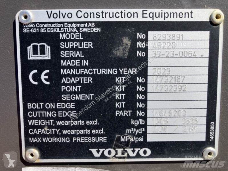 Aanbouwstukken voor bouwmachines Volvo...