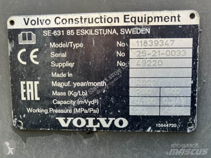 Udstyr til anlægsarbejder Volvo