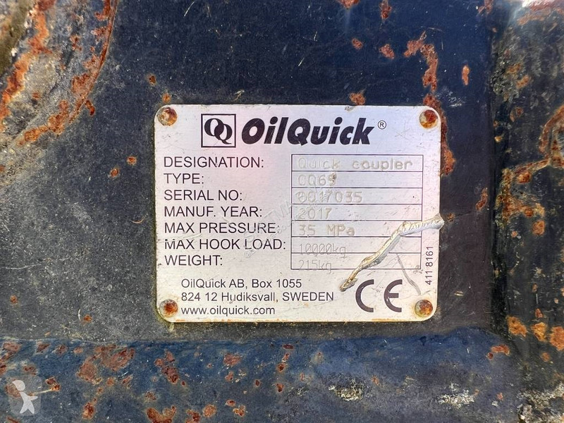 Équipements TP Oilquick OQ65 - M314F / M316F /...