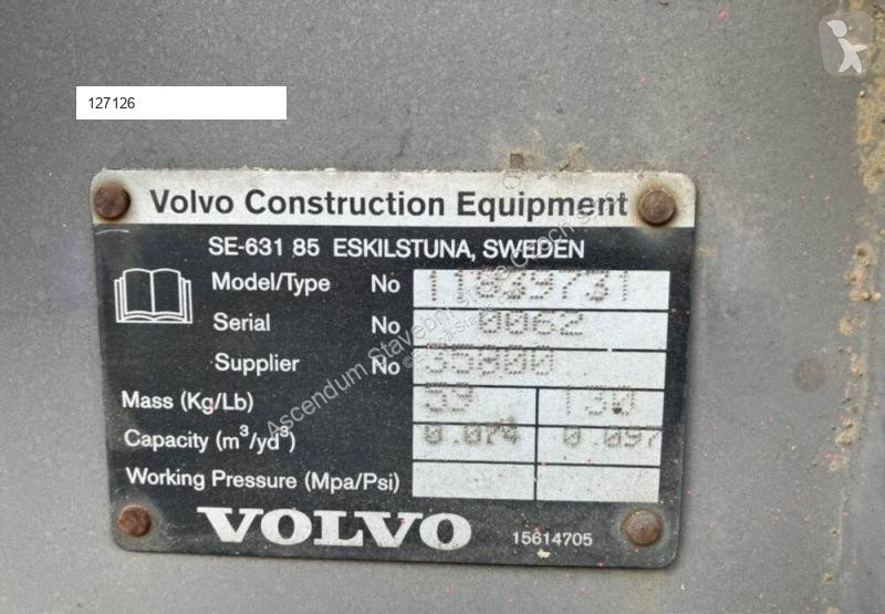 Vybavenie stavebného stroja Volvo