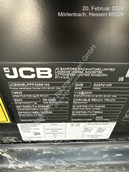 Vybavenie stavebného stroja JCB  Roto 5.5-21